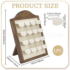 Wooden Photo Frame Shaped Earring Display Easels&nbsp;EDIS-WH0043-005