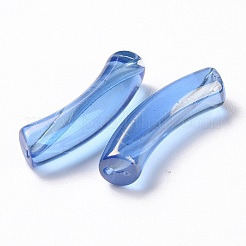 UV Plating Transparent Rainbow Iridescent Acrylic Beads&nbsp;OACR-A016-01F