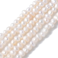 Natural Cultured Freshwater Pearl Beads Strands&nbsp;PEAR-I007-07T-01A