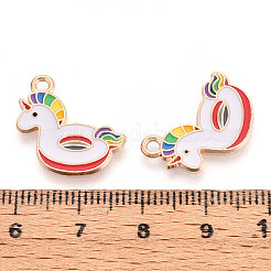 Beach Theme Alloy Enamel Pendants&nbsp;X-ENAM-T022-33G