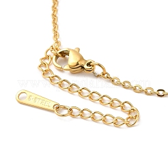 304 Stainless Steel Pendant Necklaces&nbsp;NJEW-P283-03G