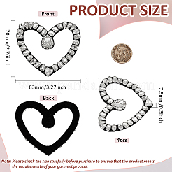 4Pcs Glass Hotfix Rhinestone&nbsp;DIY-FG0007-56C