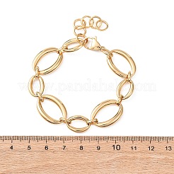 304 Stainless Steel Link Chain Bracelets for Women&nbsp;BJEW-K293-05G