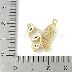 Brass Micro Pave Cubic Zirconia Pendants&nbsp;KK-B114-04G