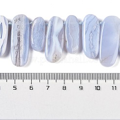 Natural Blue Lace Agate Beads Strands&nbsp;G-H006-B01-02
