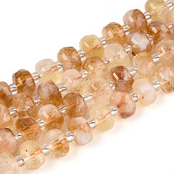 Heated Natural Citrine Beads Strands&nbsp;G-N327-08A-10
