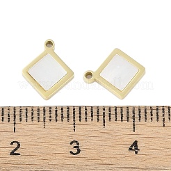 Natural Shell Charms&nbsp;STAS-P366-25A-G