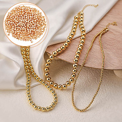 500Pcs Rack Plating Brass Beads&nbsp;KK-AN0001-07