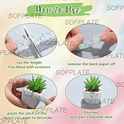5M Self Adhesive Resin Star Tape&nbsp;DIY-SP0004-56E