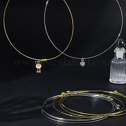 10Pcs 2 Styles 1.3MM Brass Necklace Making&nbsp;NJEW-DR0001-17