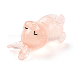 Luminous Resin Rabbit Ornament&nbsp;DJEW-R011-02B