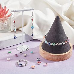 12 Colors Alloy Enamel European Beads&nbsp;ENAM-NB0001-40G
