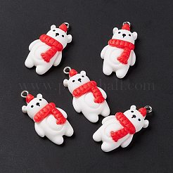Christmas Theme Opaque Resin Pendants&nbsp;LS-FIND-E025-20