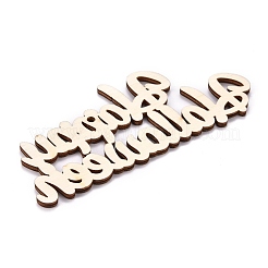Wooden Ornaments&nbsp;WOOD-WH0101-74