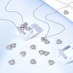 316 Stainless Steel Locket Pendants&nbsp;STAS-UN0055-04