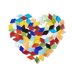 Rhombus Mosaic Tiles Glass Cabochons&nbsp;DIY-P045-07