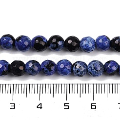 Natural Fire Crackle Agate Beads Strands&nbsp;G-C082-A01-32