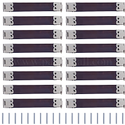 2 Bags Iron Metal Internal Flex Frame Kiss Clasp&nbsp;PURS-CL0001-39A