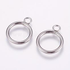 Tarnish Resistant 304 Stainless Steel Toggle Clasps&nbsp;STAS-K148-01P