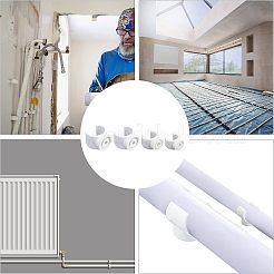 40Pcs 4 Style PVC Plastic U-Hook Holder&nbsp;FIND-CA0005-29