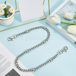 1Pc Alloy Twisted Chain Belts for Pants&nbsp;AJEW-CP0009-36