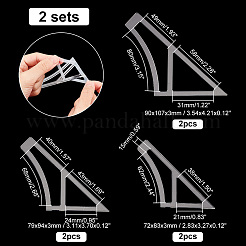 2 Sets Transparent Acrylic Template for Pet's Bandana&nbsp;FIND-AR0002-24