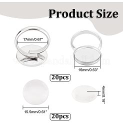 DIY Finger Rings Making Kits&nbsp;DIY-UN0001-21P