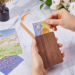 Wood Business Card Packing Magnetic Boxes&nbsp;CON-WH0110-329