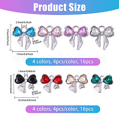 32Pcs 8 Styles Alloy Pendants&nbsp;FIND-CA0001-52