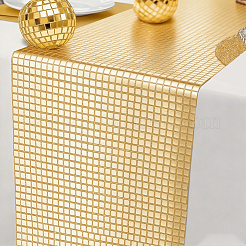 Polyester with Square Paillette Fabric&nbsp;AJEW-WH20070-286B