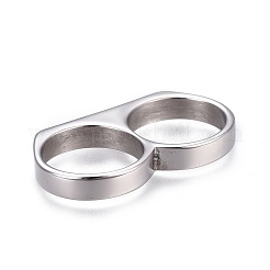 Tarnish Resistant 304 Stainless Steel Finger Rings&nbsp;RJEW-O032-13P-21.5mm