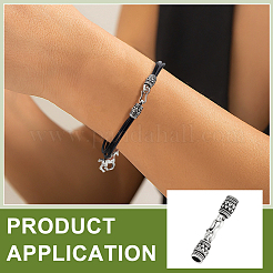 1Pc Sterling Silver Cord End/Tips&nbsp;STER-BC0004-15A