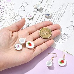 8Pcs 4 Styles Handmade Porcelain Beads&nbsp;PORC-CJ0001-20