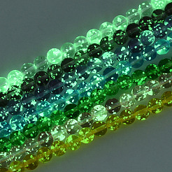 Luminous Handmade Lampwork Beads Strands&nbsp;LAMP-N036-12A-01