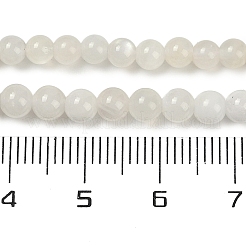 Natural White Moonstone Beads Strands&nbsp;X-G-D294-4mm-02