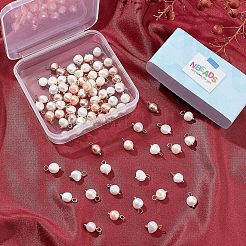 80pcs 4 Styles Natural Cultured Freshwater Pearl Charms&nbsp;PEAR-NB0001-65
