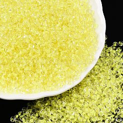 8/0 Inside Colours Transparent Glass Seed Beads&nbsp;X1-SEED-T007-06C