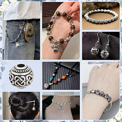 Tibetan Style Alloy Beads&nbsp;FIND-PH0060-12D
