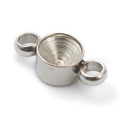 Tarnish Resistant 202 Stainless Steel Connector Rhinestone Settings&nbsp;STAS-F266-19B-P