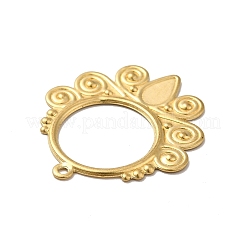 Brass Pendant Cabochon Settings&nbsp;KK-G441-10G