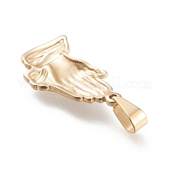 201 Stainless Steel Pendants&nbsp;STAS-L246-010G