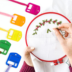 30Pcs 6 Colors Acrylic Floss Bobbin&nbsp;AJEW-FH0008-68