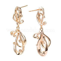 Brass Stud Earring Findings&nbsp;KK-N216-408