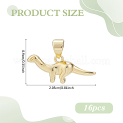 16Pcs Brass Charms&nbsp;KK-ME0003-64
