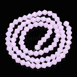 Imitation Jade Glass Beads Strands&nbsp;GLAA-TAC0022-4mm-A01