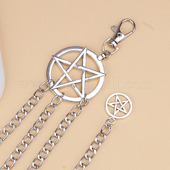 Alloy Pentagram Tassel Sexy Body Chains&nbsp;FS-WG0F340-01