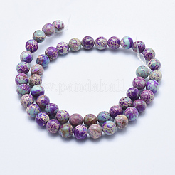 Natural Imperial Jasper Beads Strands&nbsp;G-I122-10mm-15