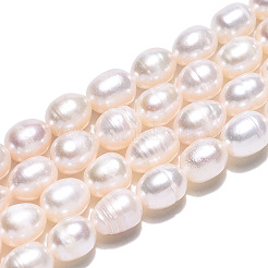 Natural Cultured Freshwater Pearl Beads Strands&nbsp;PEAR-N012-05K