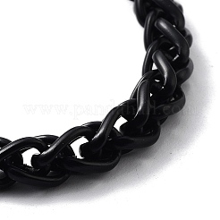 Alloy Rope Chains Bracelets with Skull Head for Women Men&nbsp;BJEW-L684-004EBP