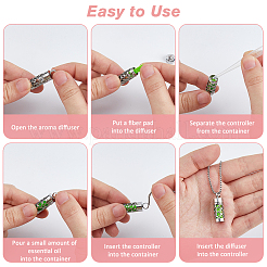 316 Surgical Stainless Steel Box Chain Hollow Column Perfume Bottle Pendant Necklaces&nbsp;NJEW-FH0001-21B-03